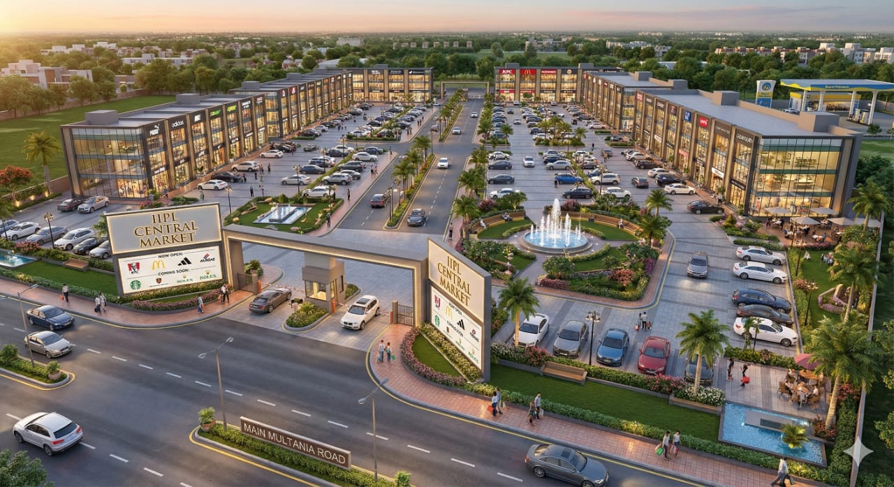 IIPL Central Market Bathinda — commercial luxury retail showrooms